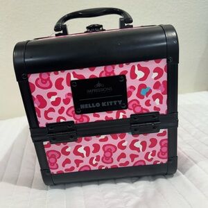 Hello Kitty Impression Cheetah Makeup Travel Case Bag
